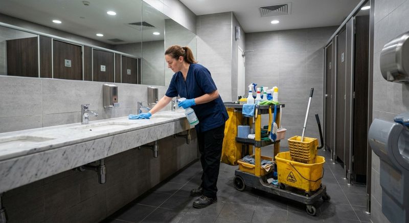 Office Bathroom Cleaning in Rockwall, TX