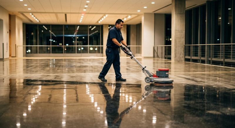 Commercial Floor Shining in Madison, WI