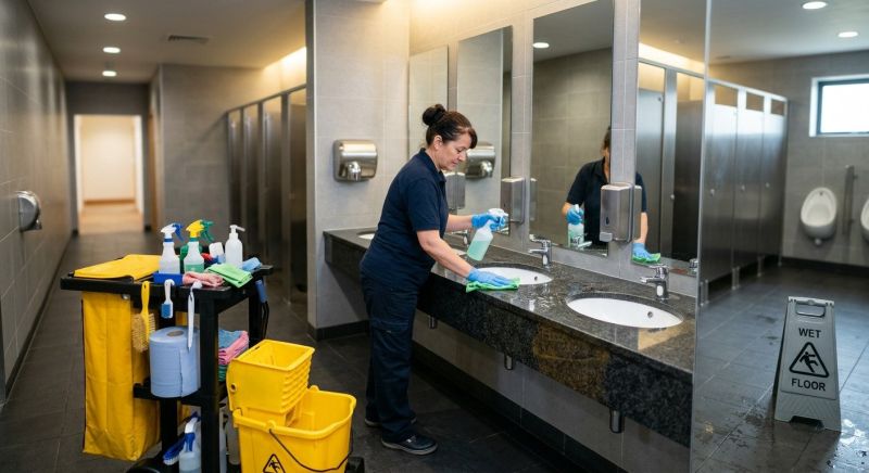 Commercial Restroom Cleaning in Denton, TX