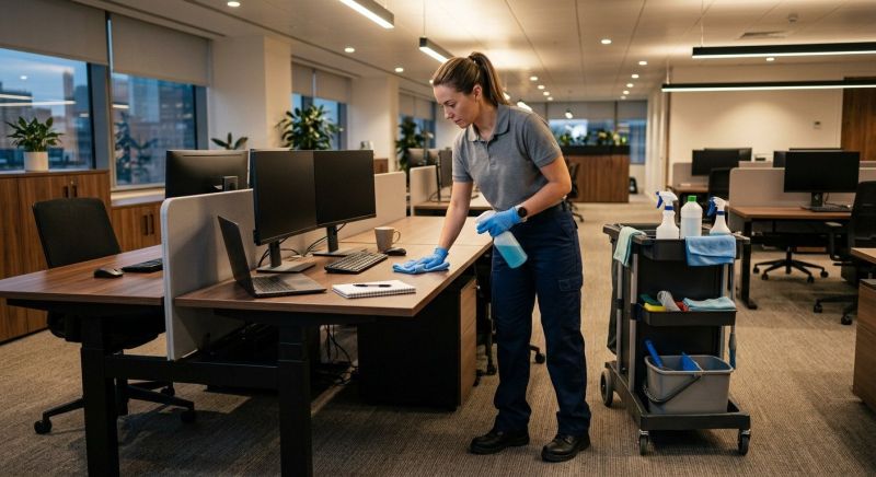 Office Bathroom Cleaning in Conroe, TX